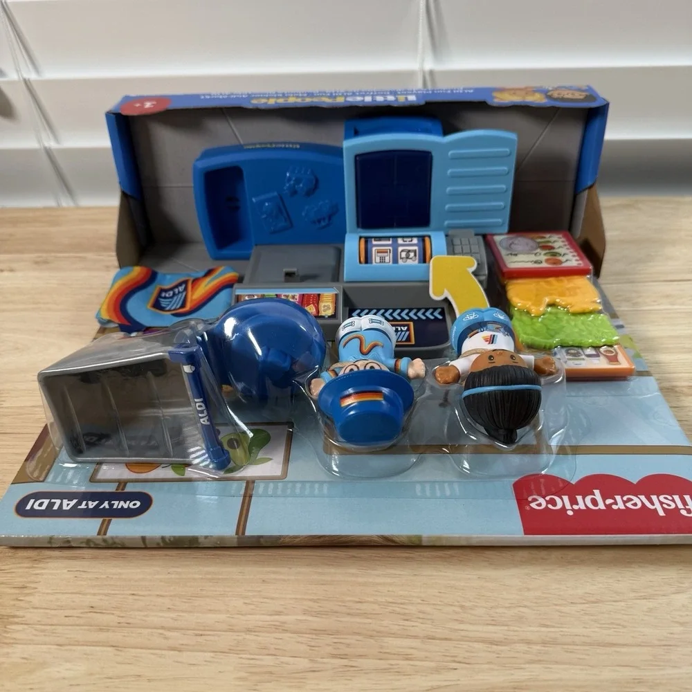 New Fisher-Price Little People Aldi Fun‎ Grocery Store 2026 Cashier Exclusive